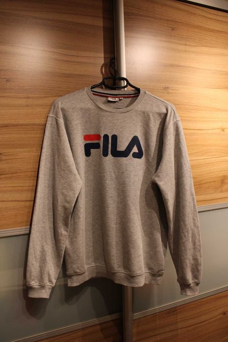 Świetna Bluza męska, FILA, roz.M, szara
