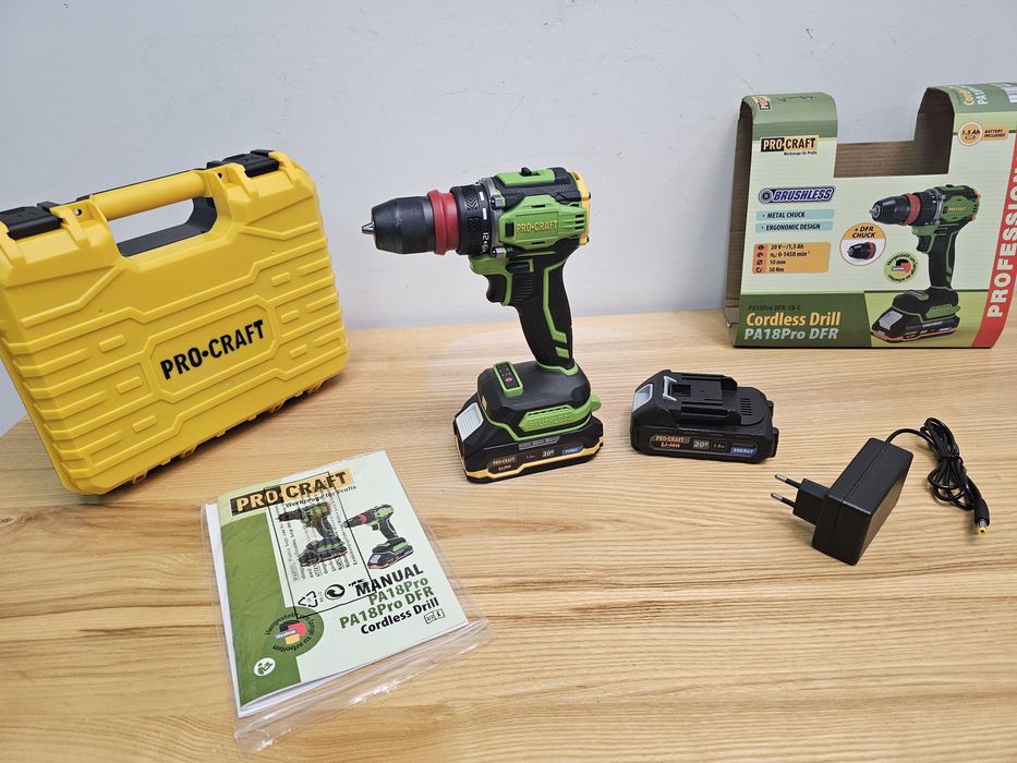 2шт Акб Съёмный патрон ProCraft PA18Pro DFR Шуруповерт Бесщеточный