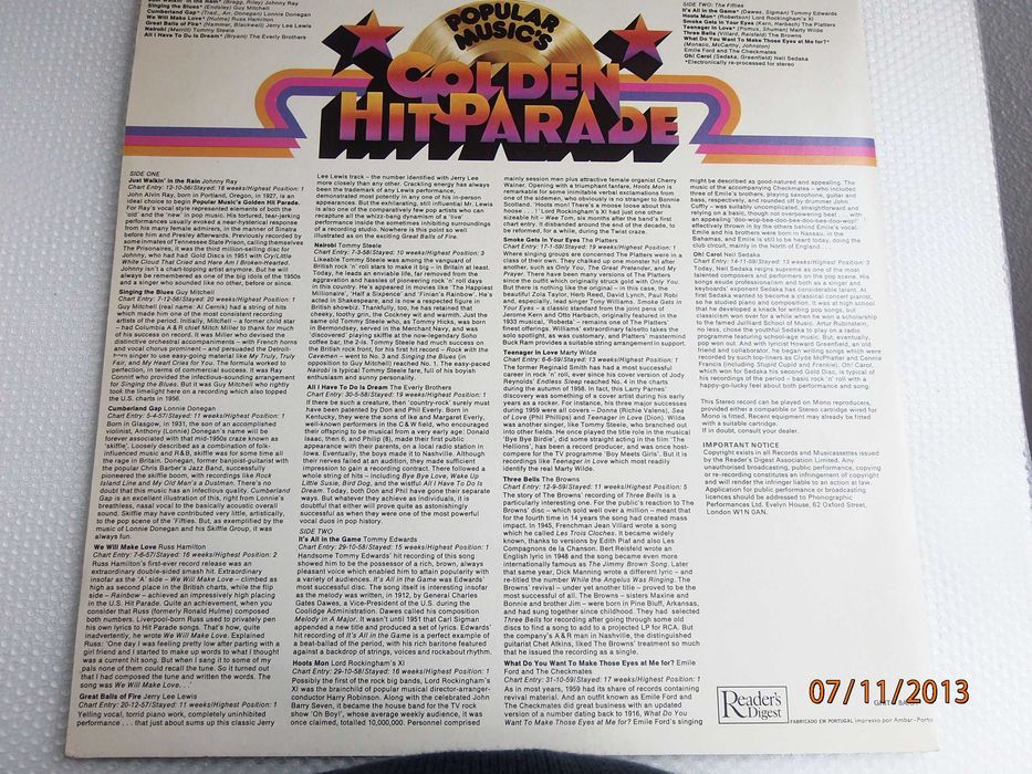1950s Disco: Fifties Golden Hit Parade
