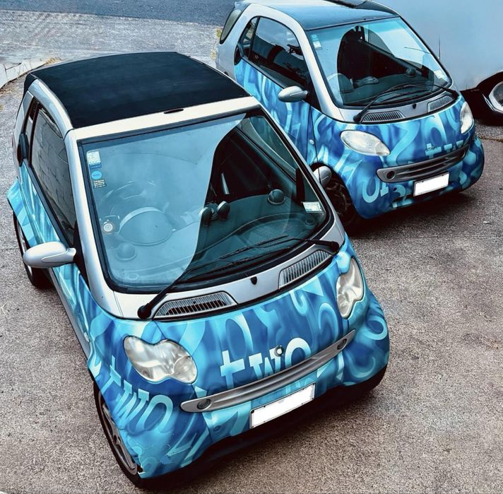 Guarda lamas paineis para choques azul numerico smart