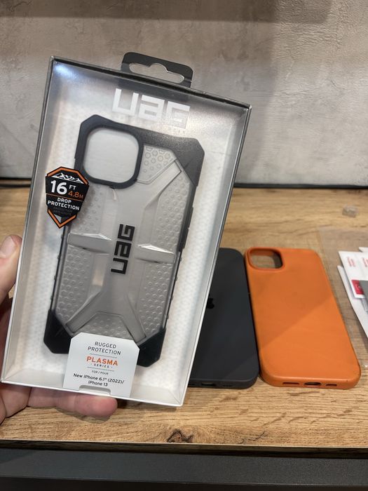 комплект чохлів на iPhone 13 14 оригінальний Apple Leather Case Orange