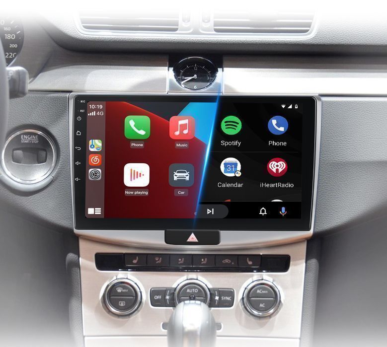 VW Passat B6 B7 CC 2005–2015 – Radio Android 15 10.1" CarPlay Android Auto 2GB/32GB GPS Nawigacja Stacja Multimedialna WiFi Bluetooth DSP PL