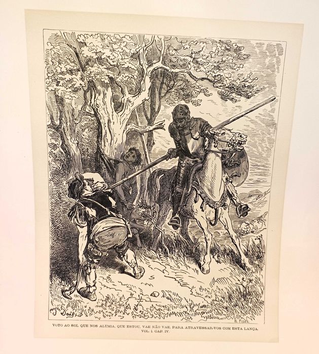 Gravuras Dom Quixote de la Mancha Gustave Doré H. PIsan 1866 2
