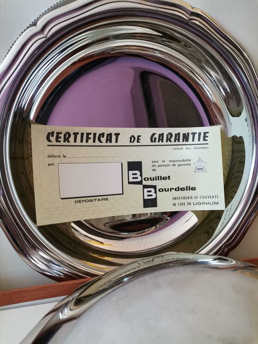 Półmisy BOUILLET BOURDELLE® Uginium lata 40-te XX wieku Francja