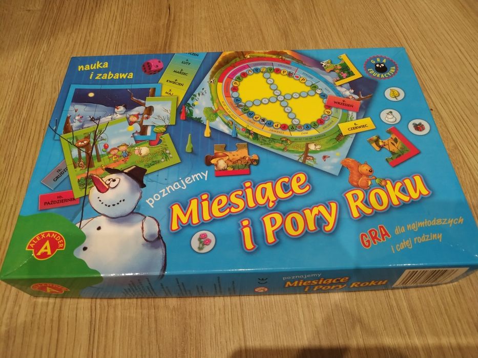 Edukacyjna gra planszowa "cztery pory roku"