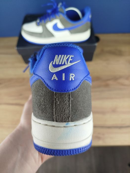 Buty Air force 1'07 LV8 brązowo-niebieskie