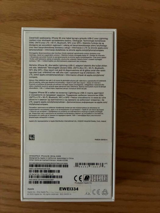 iPhone SE 2020 64 GB biały - stan bardzo dobry + dodatki