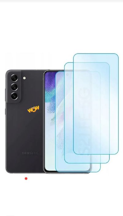Samsung Galaxy S21 FE 5G 3 sztuki szkło ochronne hartowane i 3 na apar