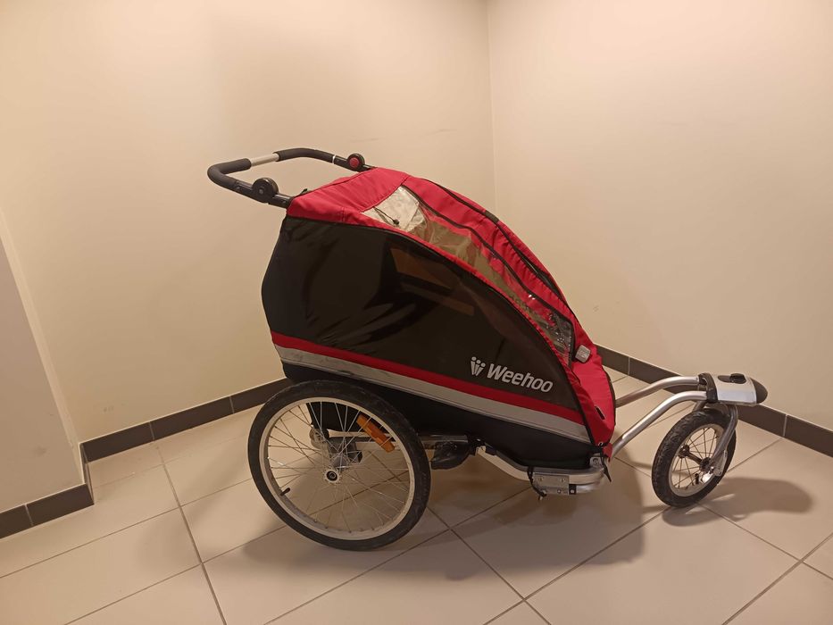 Przyczepka rowerowa wózek 2 miejsca weehoo