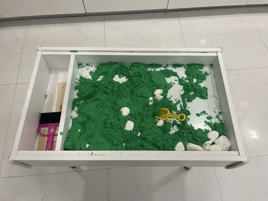 Детский игровой развивающий стол-песочница