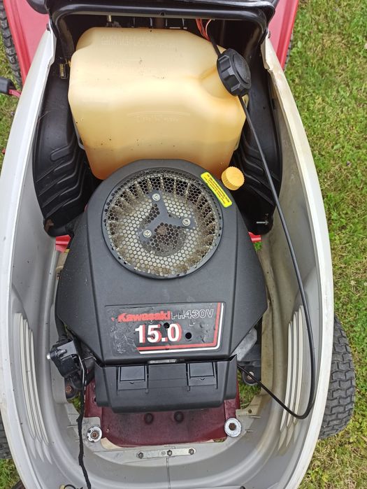 Kosiarka traktorek z koszem v2 15km pompa kawasaki traktor