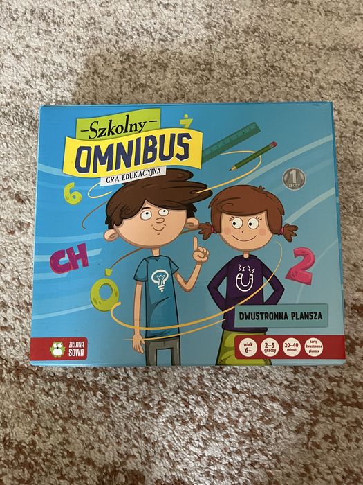 Gra planszowa gra edukacjyna Szkolny Omnibus