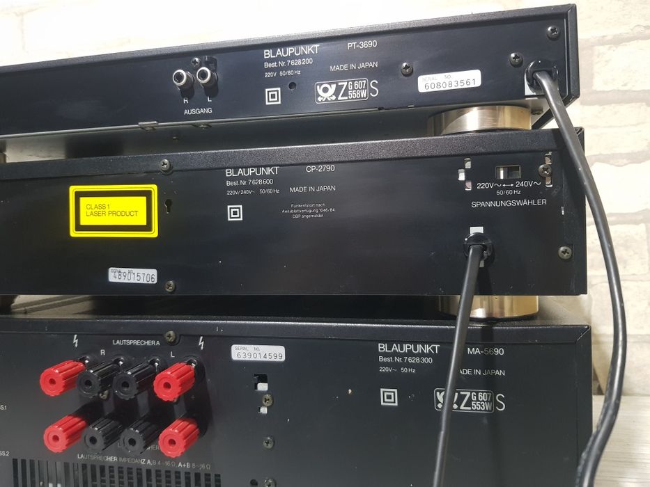 Стійка!Підсилювач/ТОП!SANSUI CD-X501i/тюнер Blaupunkt MA5690