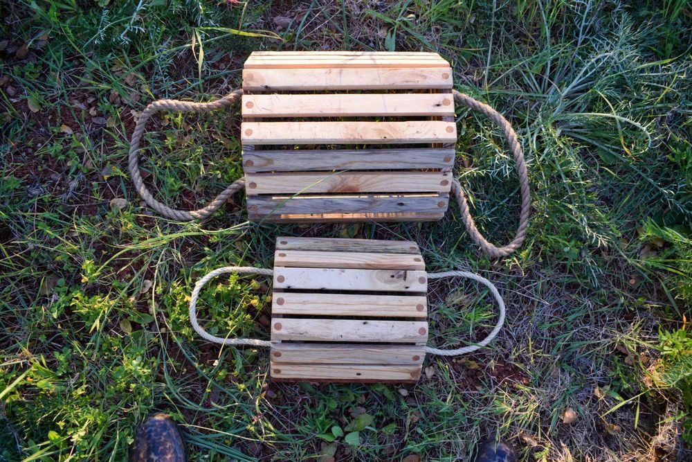 NaturaBasket: The Sustainable Reclaimed Wood Hanging Basket