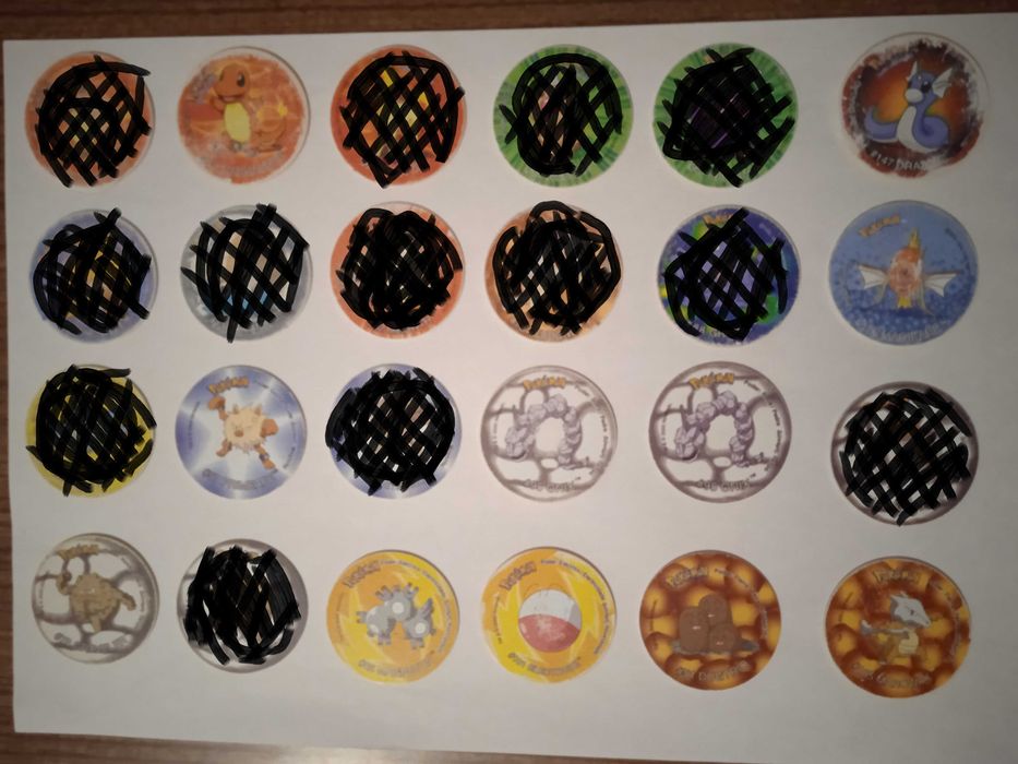 Pokémon Tazos Vários 1