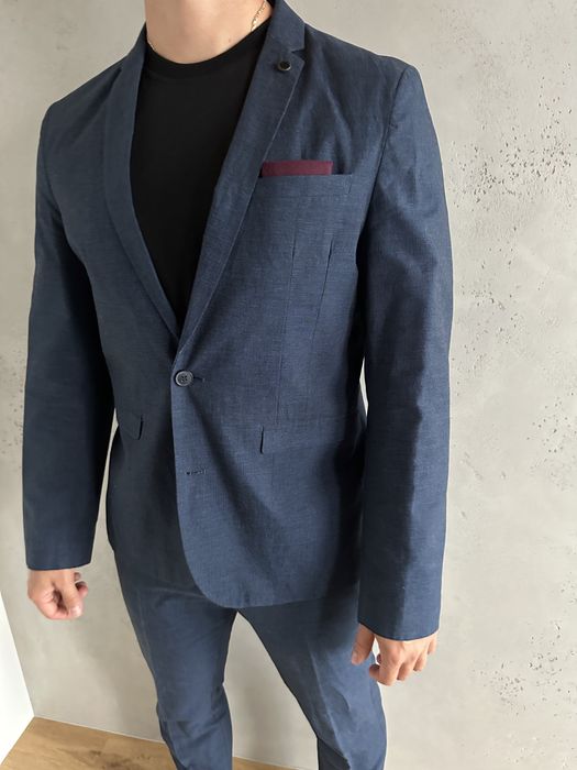 Selected Homme garnitur męski marynarka spodnie ślubny weselny