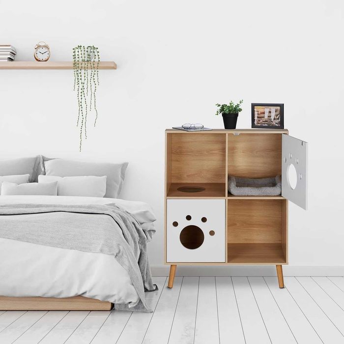 Aparador para cama de gatos e esconder caixa de areia NOVO ENVIOGRÁTIS