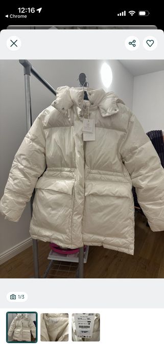 Пуховик zara 156 нова колекція