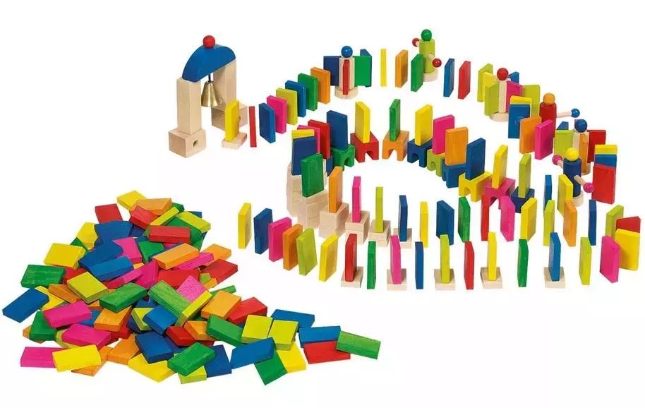 Drewniane domino 247el. Nowy Produkt
