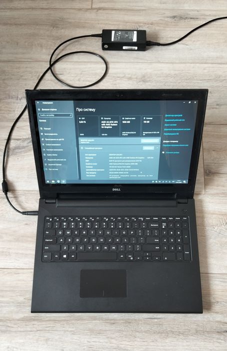 Ноутбук Dell Inspiron 3541 / 8 ГБ RAM / SSD 120 ГБ / AMD A6