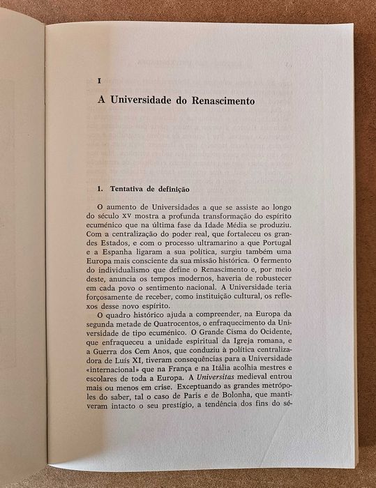 Livro História das Universidades - Joaquim Veríssimo Serrão