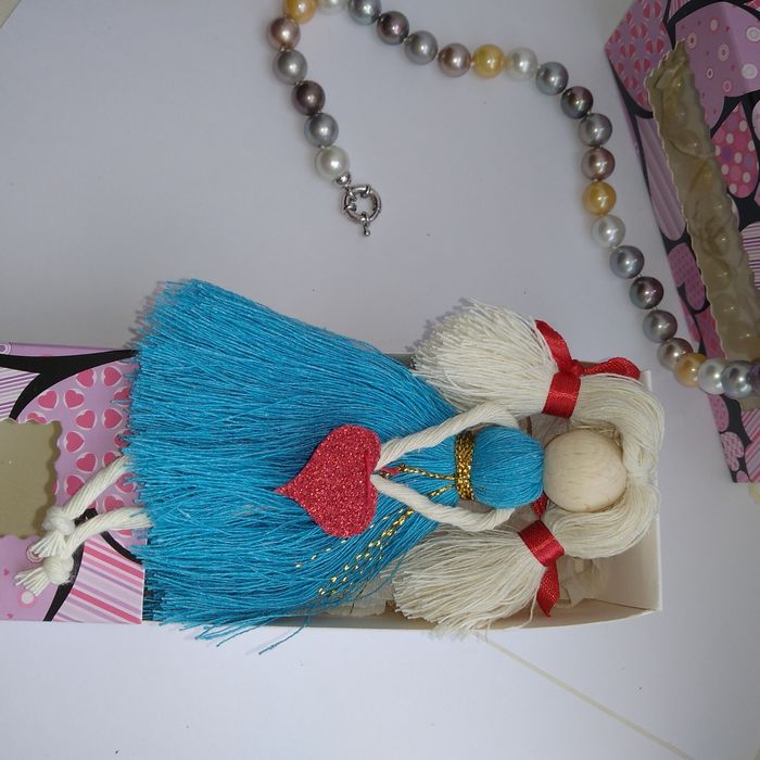 Лялька з ниток 15 см