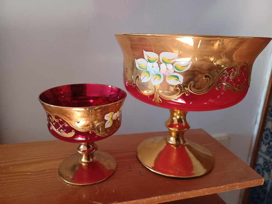 Conjunto copos e taça