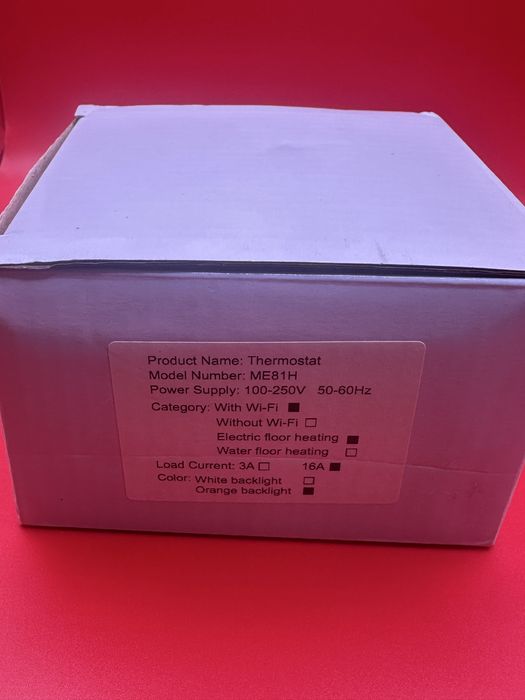 Продаю новий Wi-Fi термостат для теплої підлоги ME81H (Conentool)