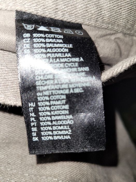 Beżowe cieple spodnie H&M rozm.48