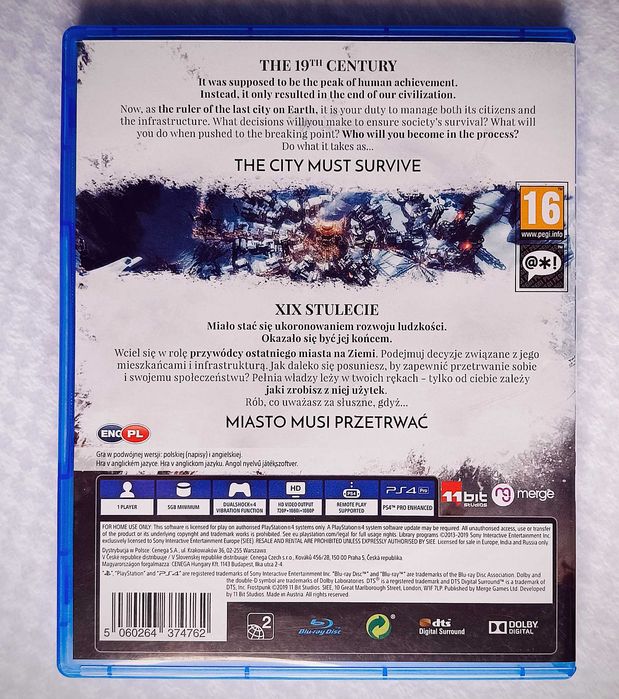 Frostpunk PL Napisy PS4