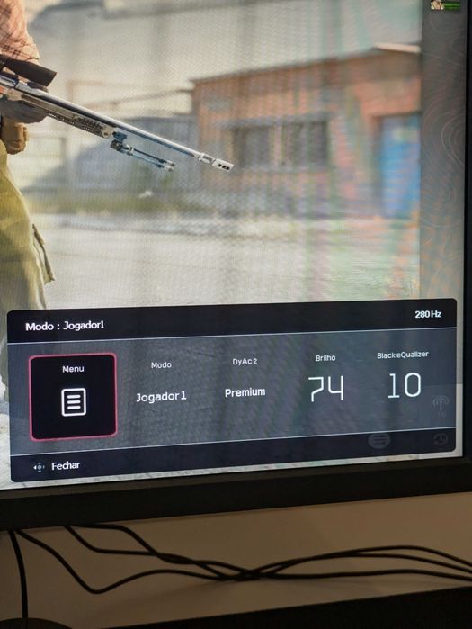 Monitor BenQ ZOWIE 24.1" XL2546X+ Fast TN 280Hz 0.5ms DyAc 2.0 - COMO NOVO C/ GARANTIA ATÉ 2028
