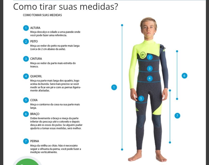 Wet suit de surf quiksilver (Tamanho S)