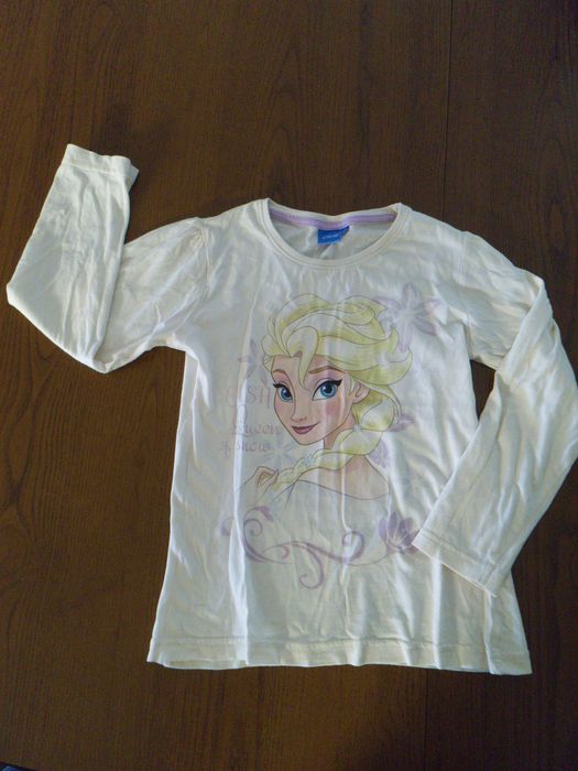 Disney 122 Anna Elza bluzka dla dziewczynki kraina Lodu longsleeve