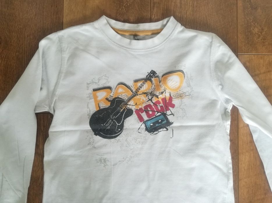Zestaw bluzka plus bluzka długi rękaw r. 122-128