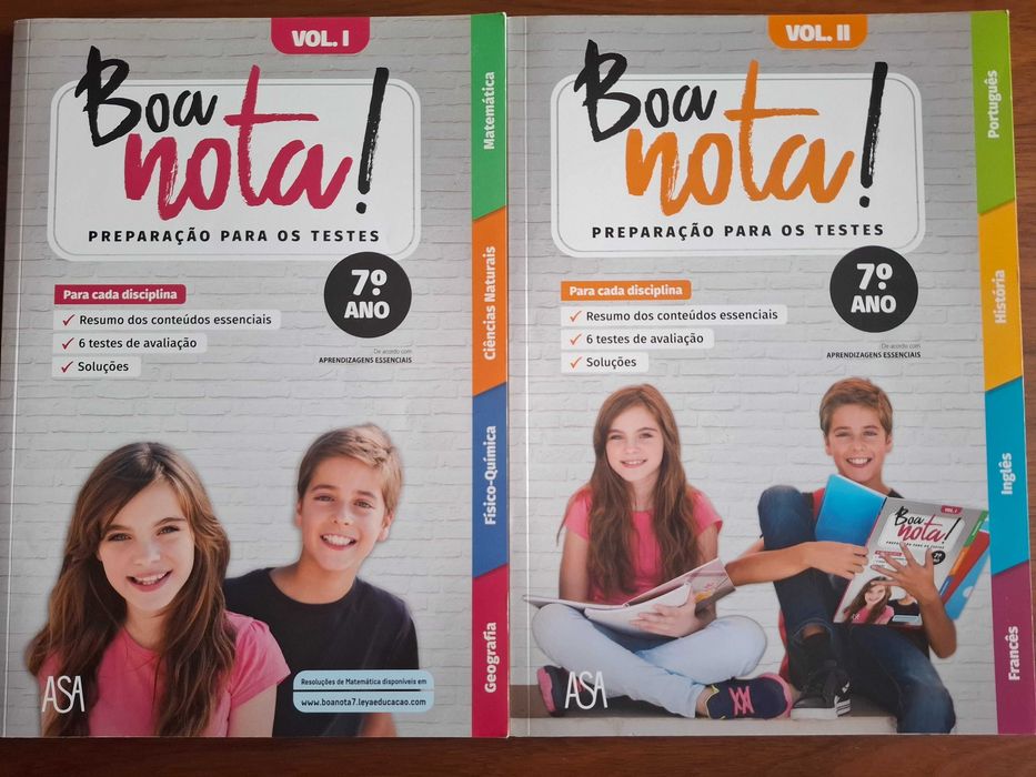 Livros escolares - fichas de testes 5º ano, 6º ano e 7º ano