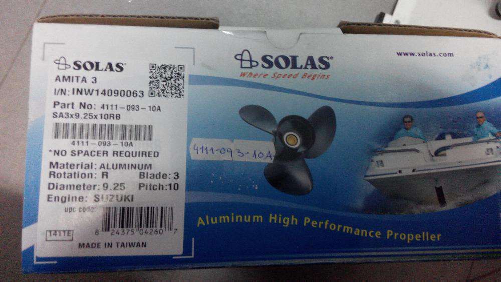 Helice Solas passo 10