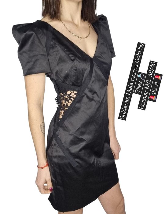 Sukienka gold by giles rozmiar m/l 38/40