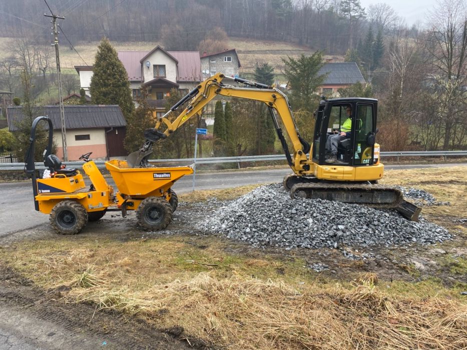 Utwardzanie terenu, dróg dojazdowych / Wywóz ziemi / koparki