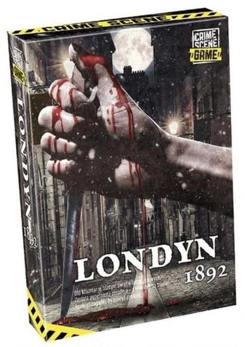 Gra planszowa Crime Scene: Londyn 1892 Tactic pudełko,513x223 mm