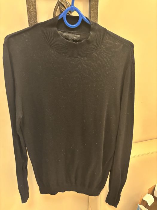 Czarny bawelniany polgolf meski asosa uniwersalny