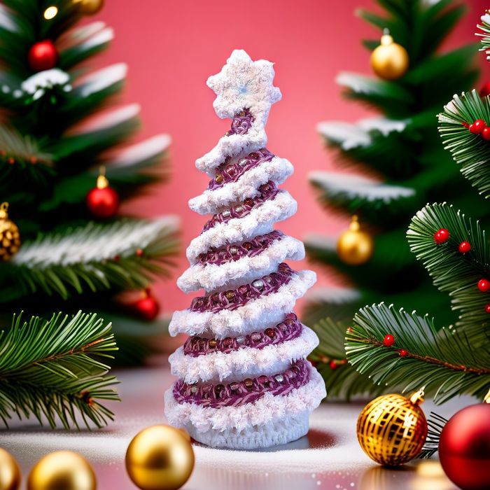 Шикарные новогодние ёлочки ручной работы