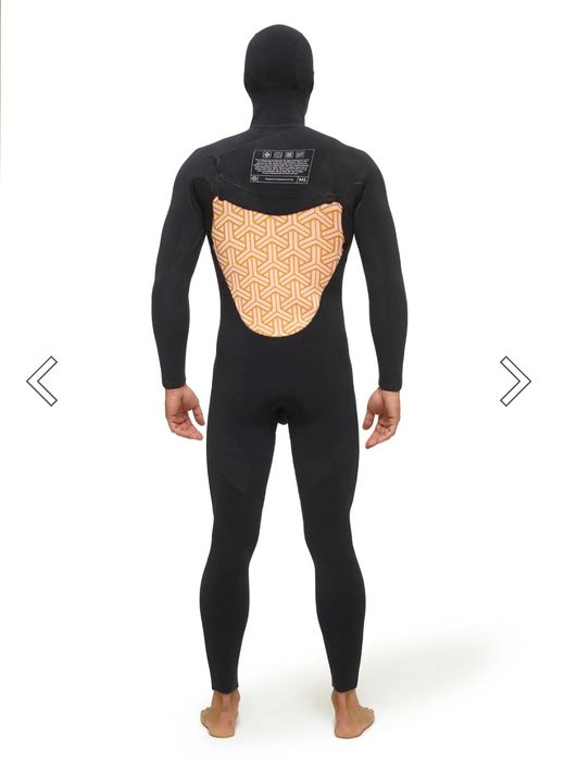 Wetsuit Deeply man explorer-frost 6-5 chest-zip black