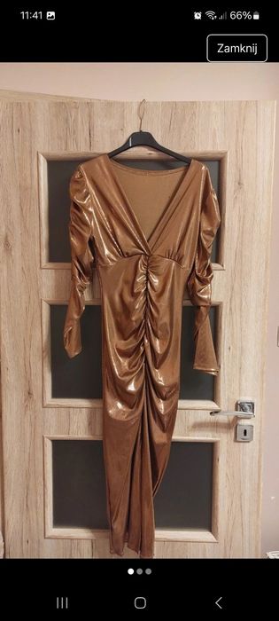 Sukienka marszczona S/M