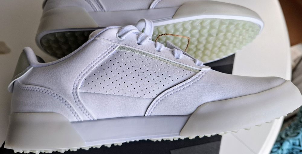 Sapatos de Golfe Adidas Retrocross  Brancos - NOVOS! (Tam. 41