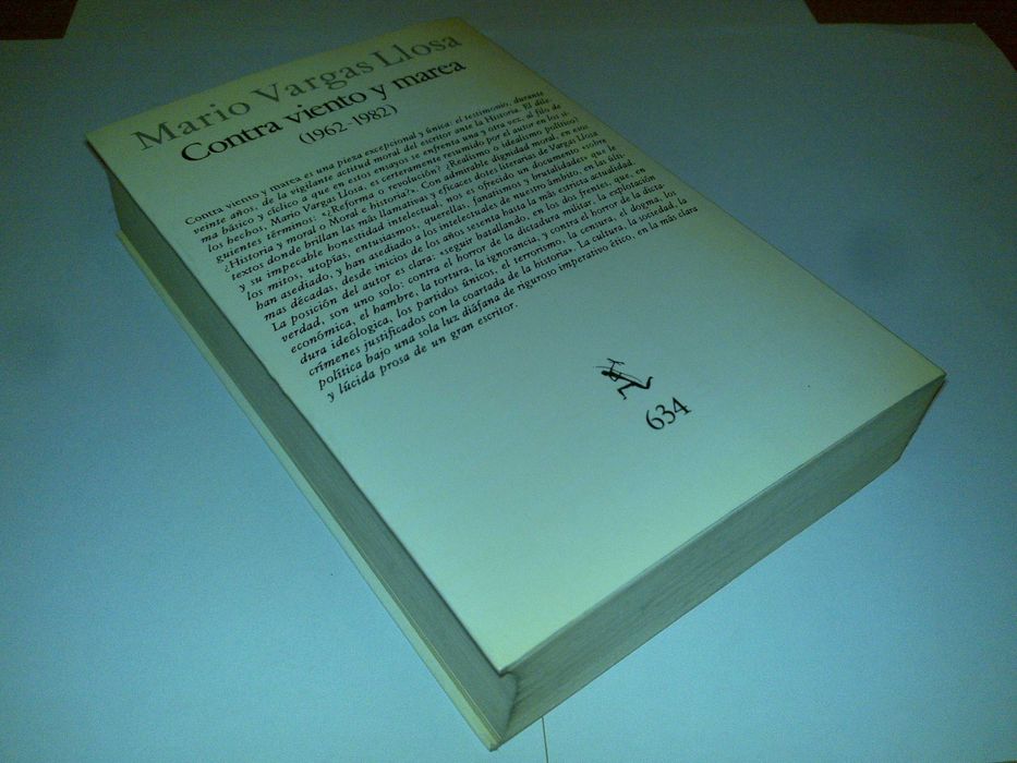 contra viento y marea 1962.-1982 (mario vargas llosa) 1983 livro raro