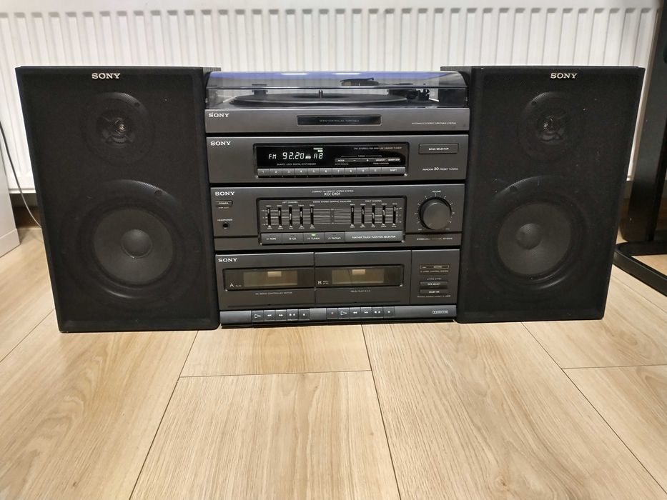 Wieża Sony XO-D101S (gramofon/kaseta/radio)