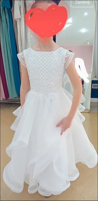 Sukienka komunijna 134, balowa