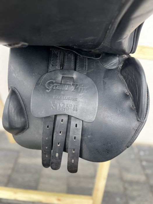 Siodło 17,5 M Daw Mag Grand Prix 17,5/32 exclusive czarne brąz