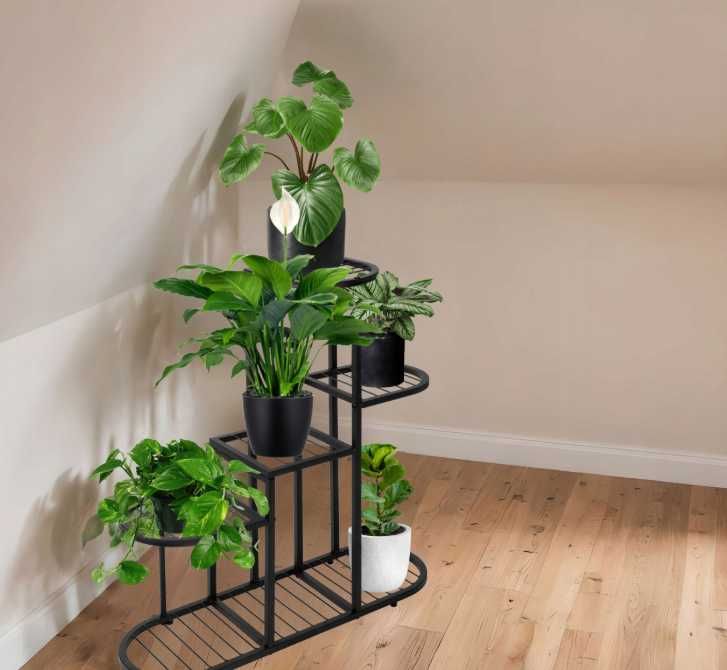 Nowy Kwietnik Metalowy Stojak na Kwiaty Rośliny stojący Loft 
 Regał