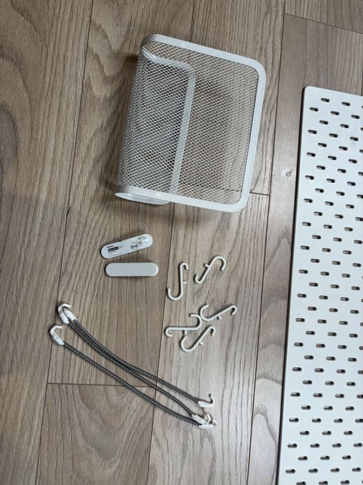 IKEA SKÅDIS tablica perforowana + akcesoria